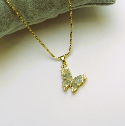 14 K Rengi Xuping Kelebek Kolye TK266