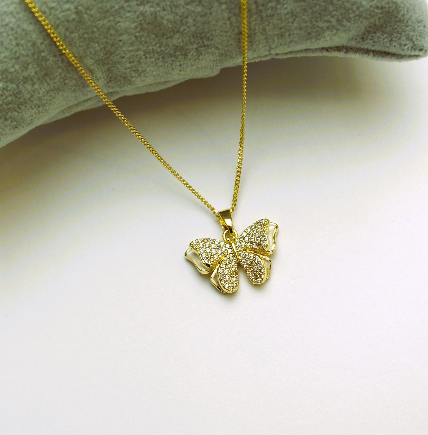 14 K Rengi Xuping Kelebek Kolye TK267