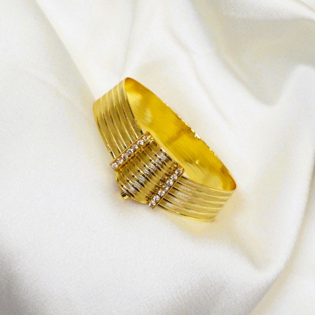 İmitasyon Altın Kaplama Hasır Kelepçe Bilezik AB22