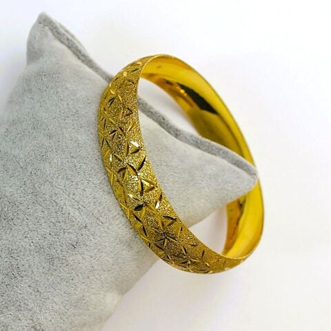 İmitasyon Altın Kaplama 15 mm Bilezik AB24