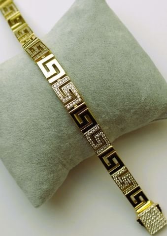 14 K Altın Rengi Gurmet Bileklik TBL462