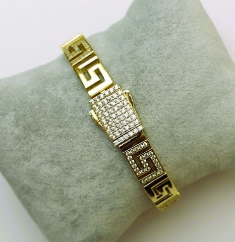 14 K Altın Rengi Gurmet Bileklik TBL462