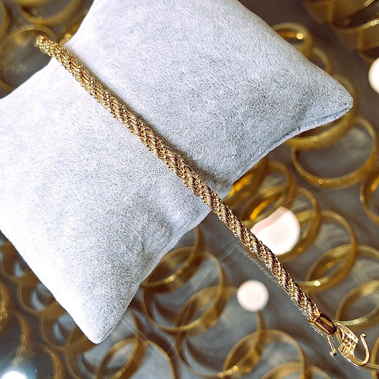 Altın Kaplama Burgu Bileklik AB247