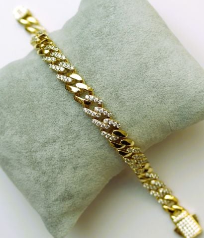 14 K Altın Rengi Gurmet Bileklik TBL463