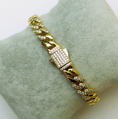 14 K Altın Rengi Gurmet Bileklik TBL463