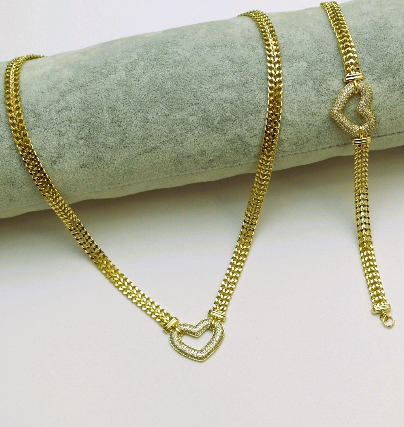 14 K Altın Rengi Kalp Xuping Takım ÇTA29