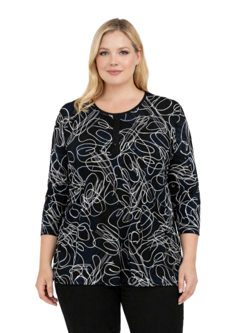 42/44/46 Beden Viskon Bluz PB347