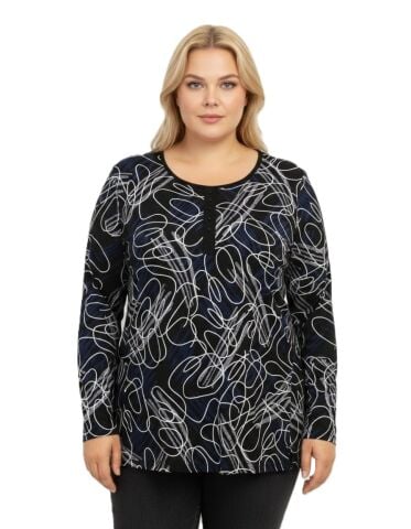 42/44/46 Beden Viskon Bluz PB347