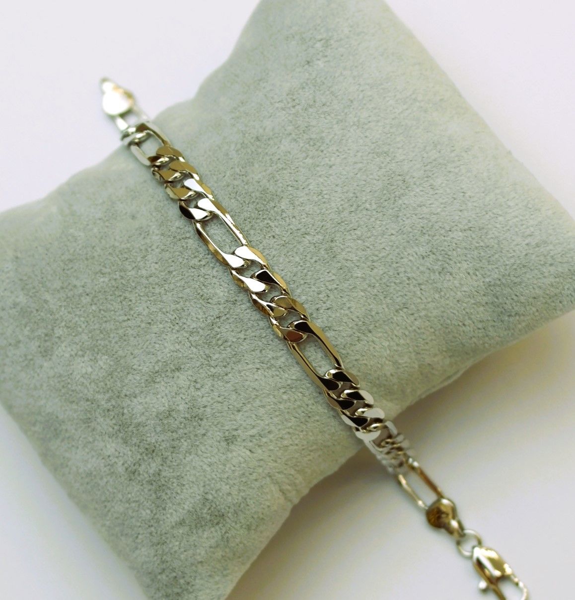 Gümüş Rengi Figaro Bileklik TBL465