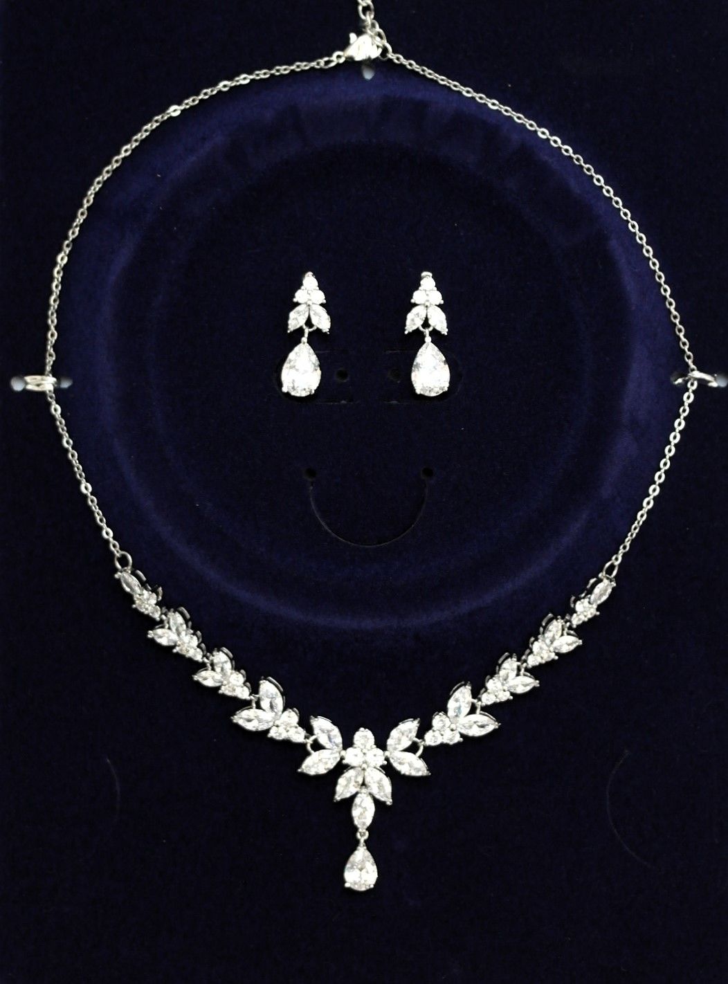 Pırlanta Model Zirkon Taşlı Set ZS03