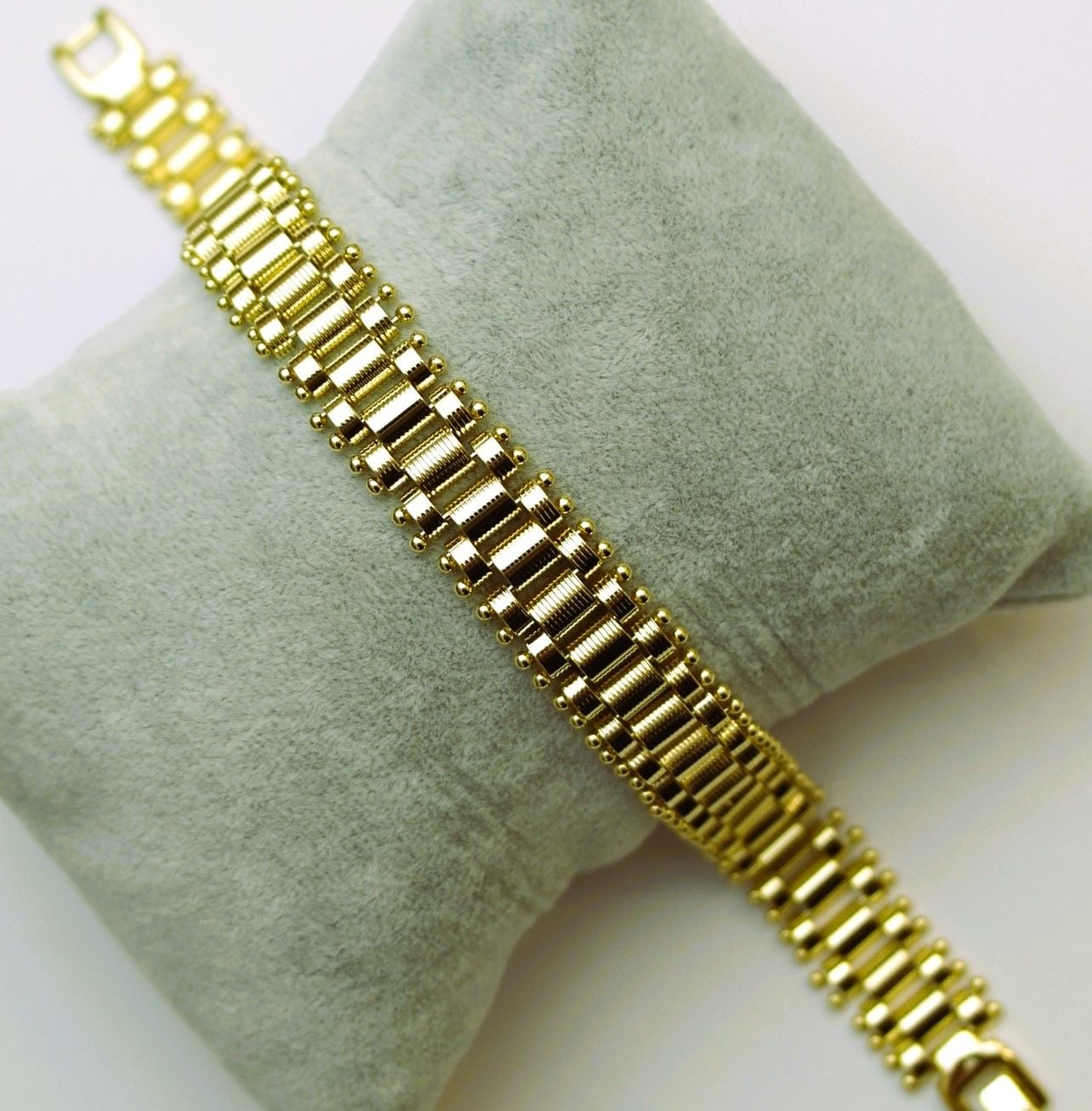 14 K Altın Rengi Hasır Xuping Bileklik TBL480