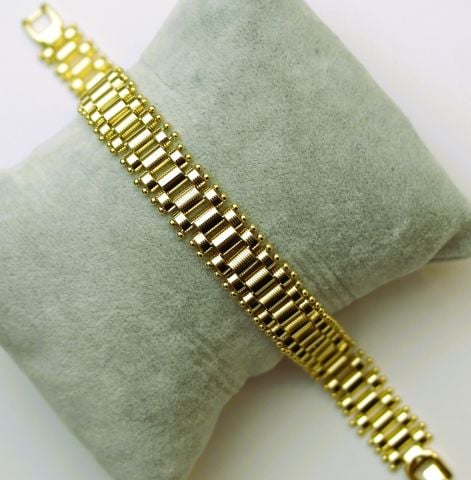 14 K Altın Rengi Hasır Xuping Bileklik TBL480