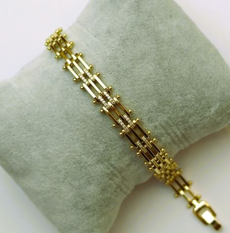 14 K Altın Rengi Xuping Bileklik TBL481