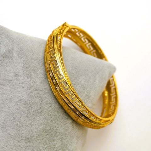 İmitasyon Altın Kaplama 15mm Kelepçe Bilezik AB38