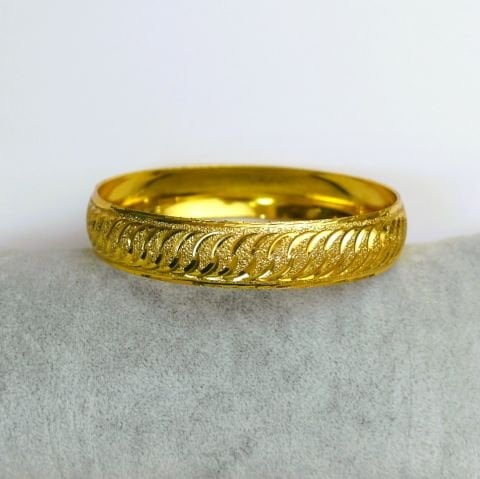 İmitasyon Altın Kaplama 15 mm Bilezik AB39