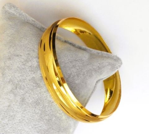 İmitasyon Altın Kaplama 15 mm Bilezik AB147