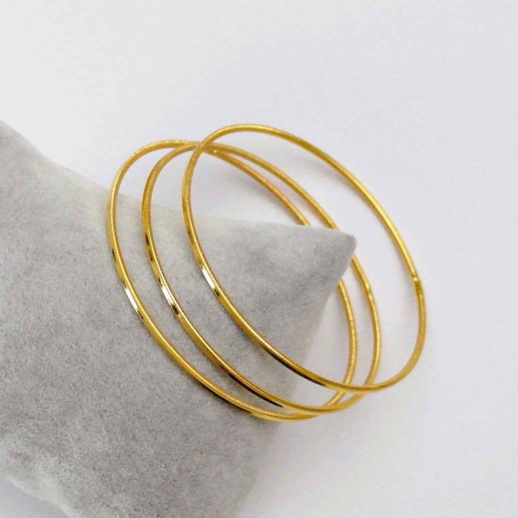 İmitasyon Altın Kaplama Üçlü Ajda Bilezik AB44