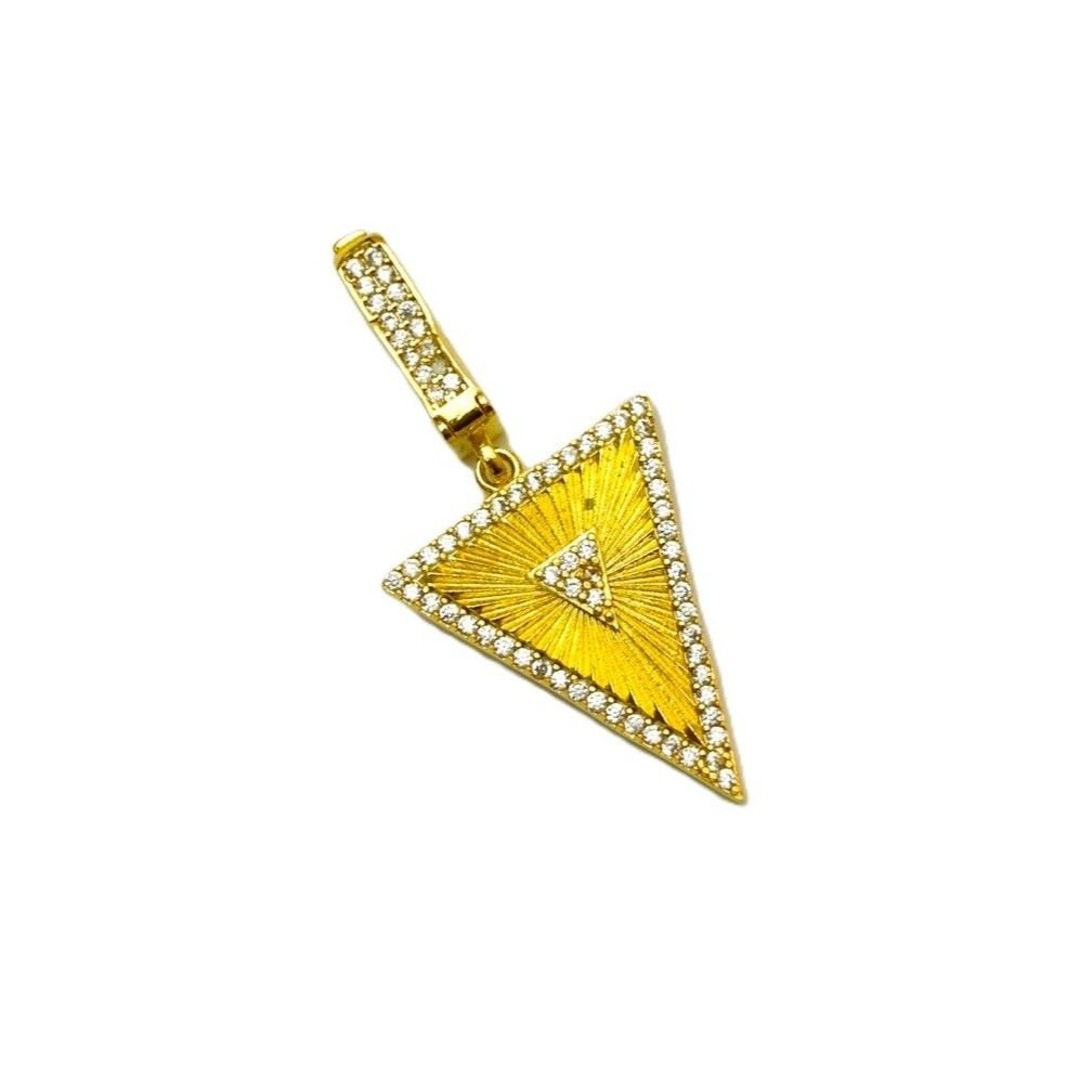 Altın Kaplama Piramit Charm AB148