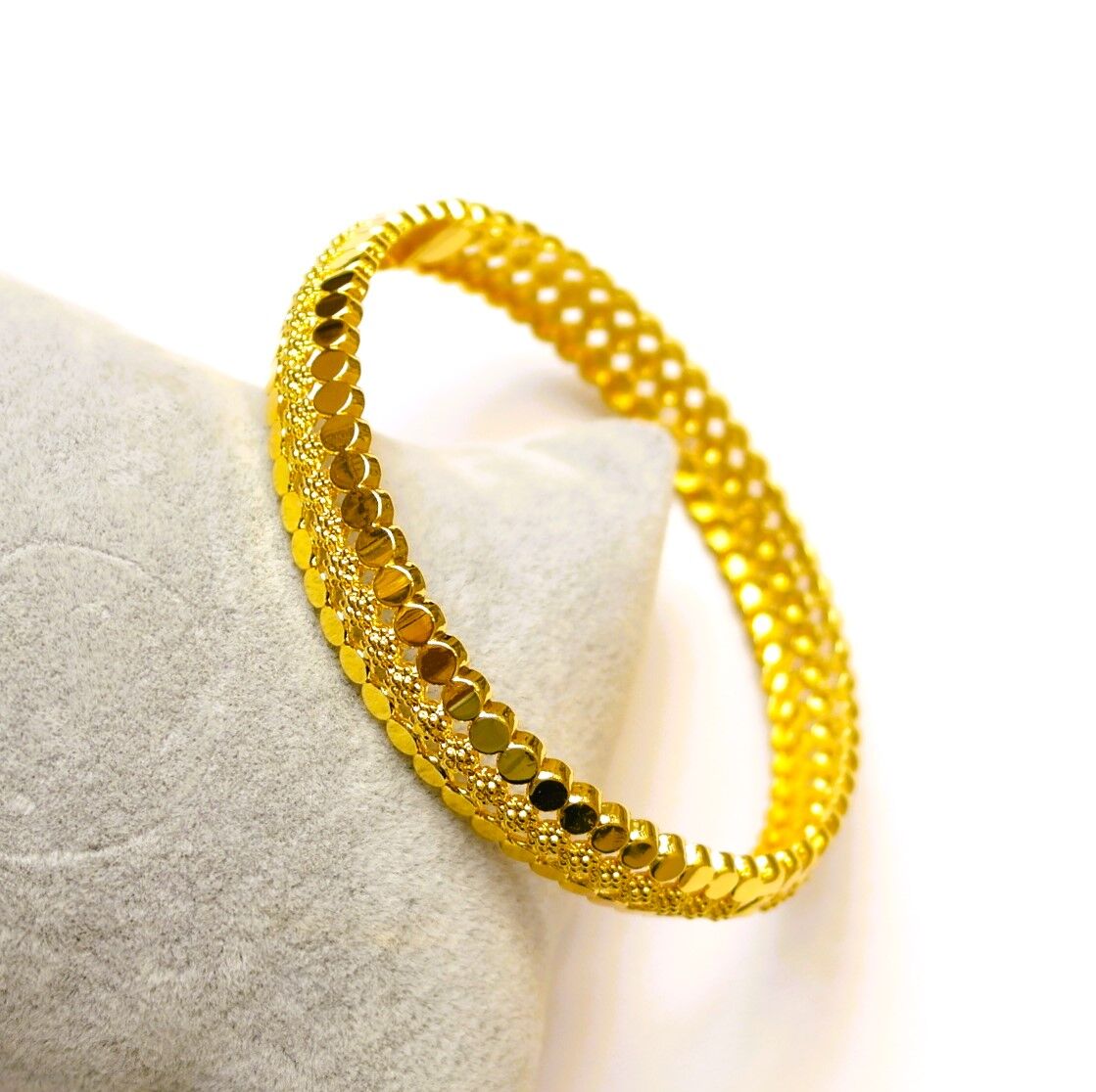 İmitasyon Altın Kaplama Kelepçe Bilezik AB152