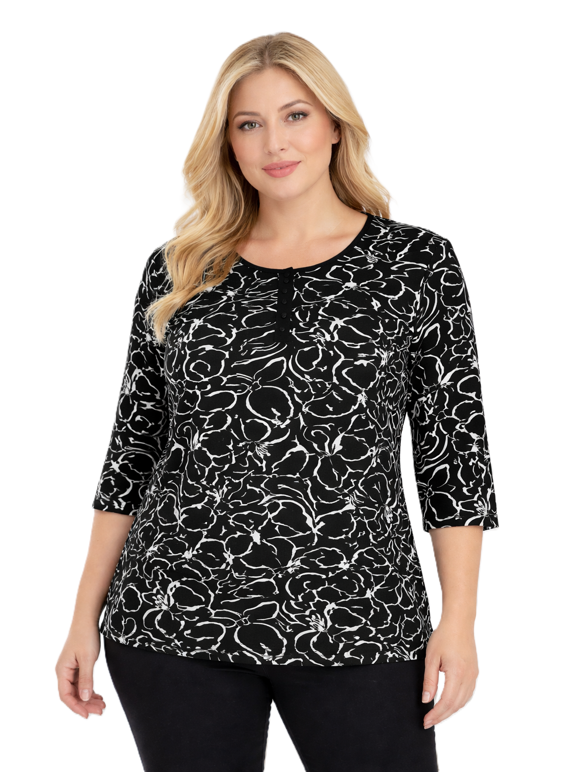 42/44/46 Beden Kapri Kol Viskon Bluz PB374