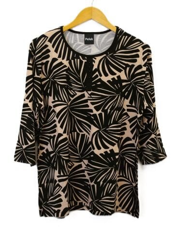 42/44/46 Beden Kapri Kol Viskon Bluz PB376