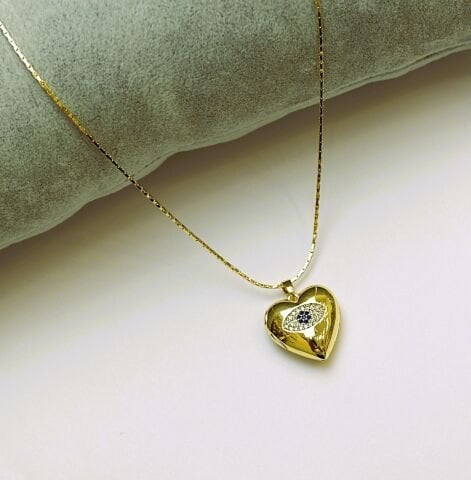 14 K Rengi Xuping Kalp Kolye TK293