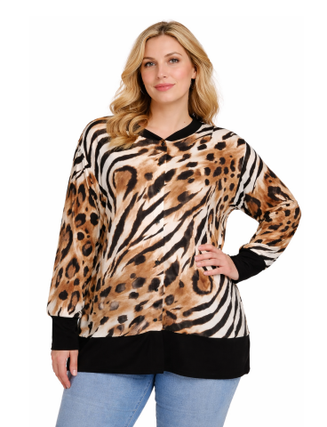 Büyük Beden Viskon Gömlek PB386