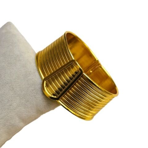 İmitasyon Altın Kaplama Hasır Kelepçe Bilezik AB220