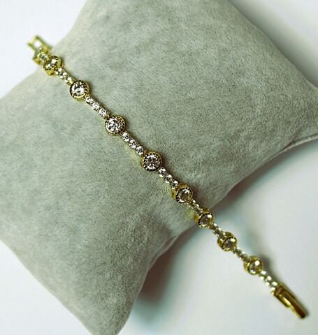 14K Altın Rengi Xuping Bileklik TBL609