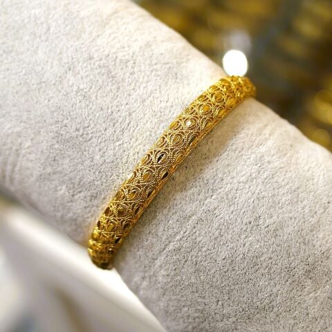 İmitasyon Altın Kaplama Kelepçe Bilezik AB226