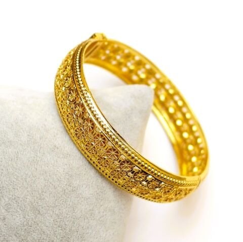 İmitasyon Altın Kaplama Kelepçe Bilezik AB162