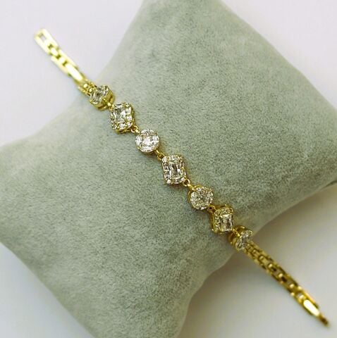 Vip Xuping 14 Ayar Altın Görünüm Bileklik TBL241