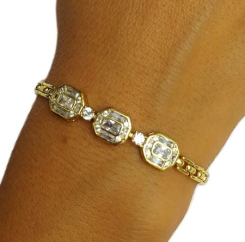 Vip Xuping 14 Ayar Altın Görünüm Bileklik TBL244