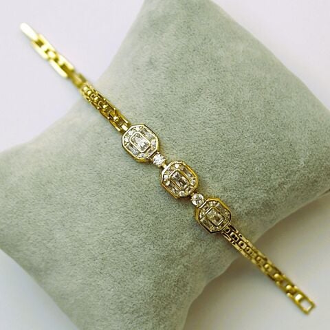 Vip Xuping 14 Ayar Altın Görünüm Bileklik TBL244