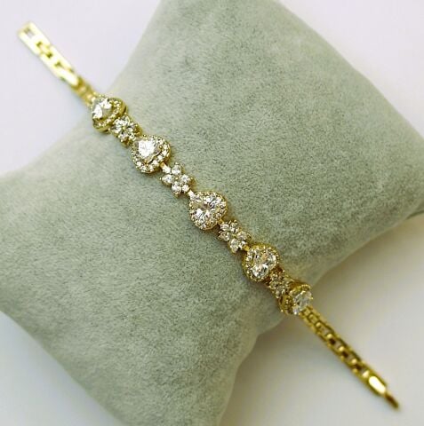 Vip Xuping 14 Ayar Altın Görünüm Bileklik TBL245