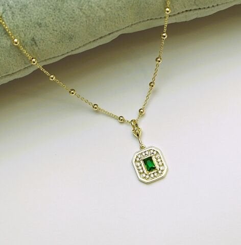 14 K Altın Renginde Xuping  Kolye TK306