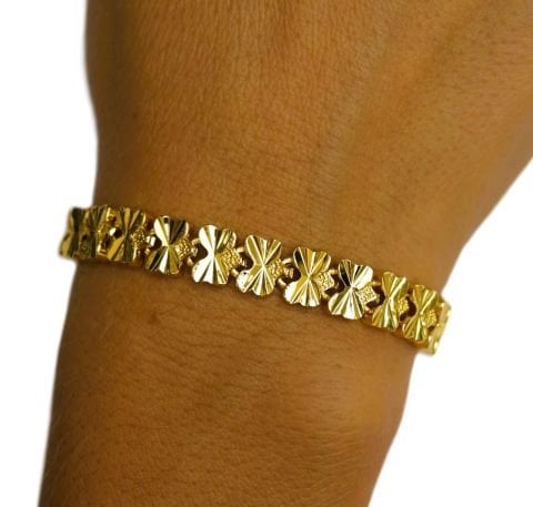 22 Ayar Altın Kaplama Bileklik AB56