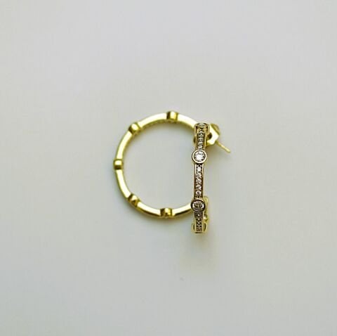 Xuping Taşlı Halka Küpe ÇK141