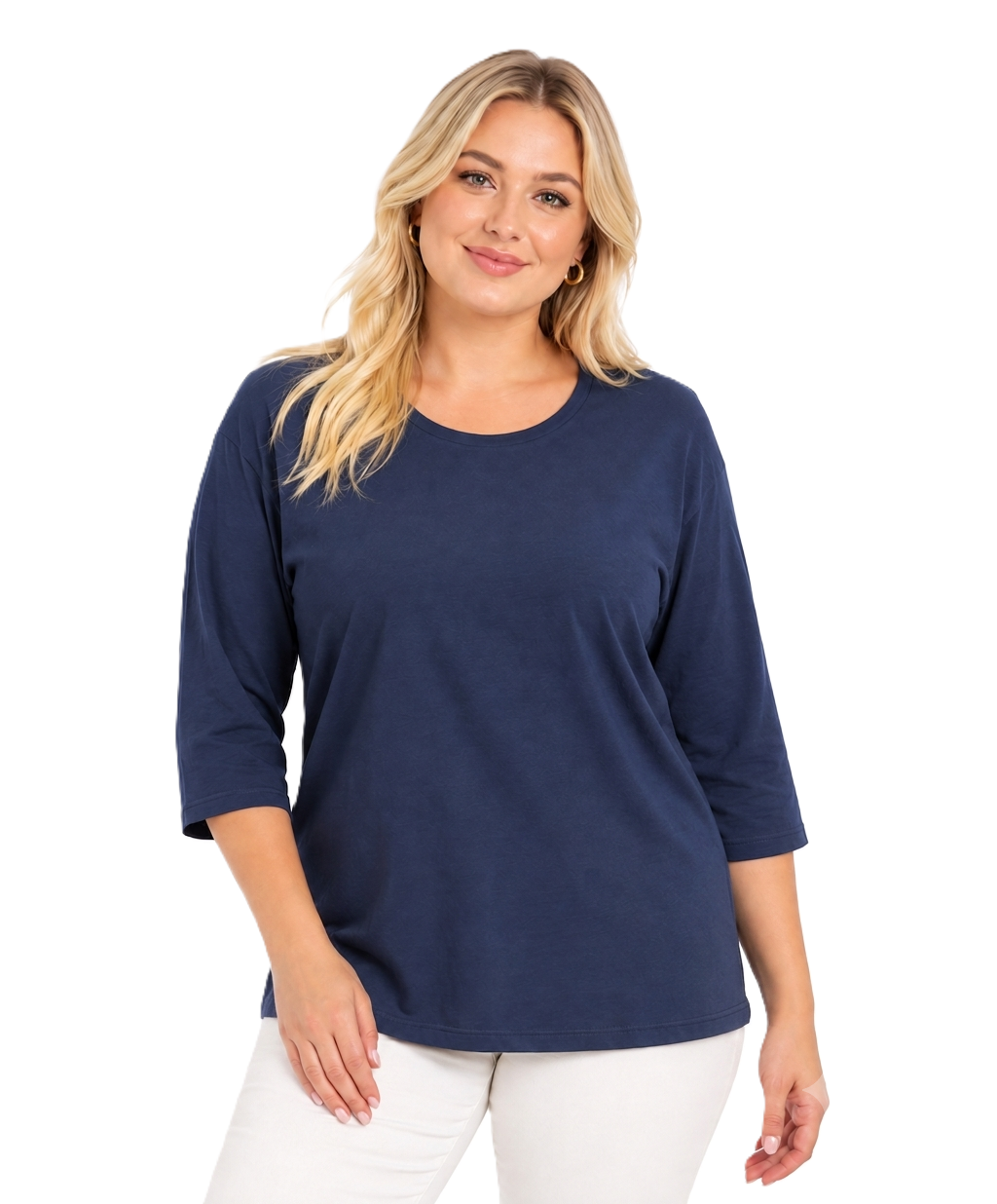 Truvakar Kol Basic Bluz - Lacivert PK05