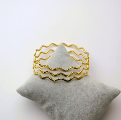 İmitasyon Altın Kaplama Üçlü Ajda Bilezik AB66