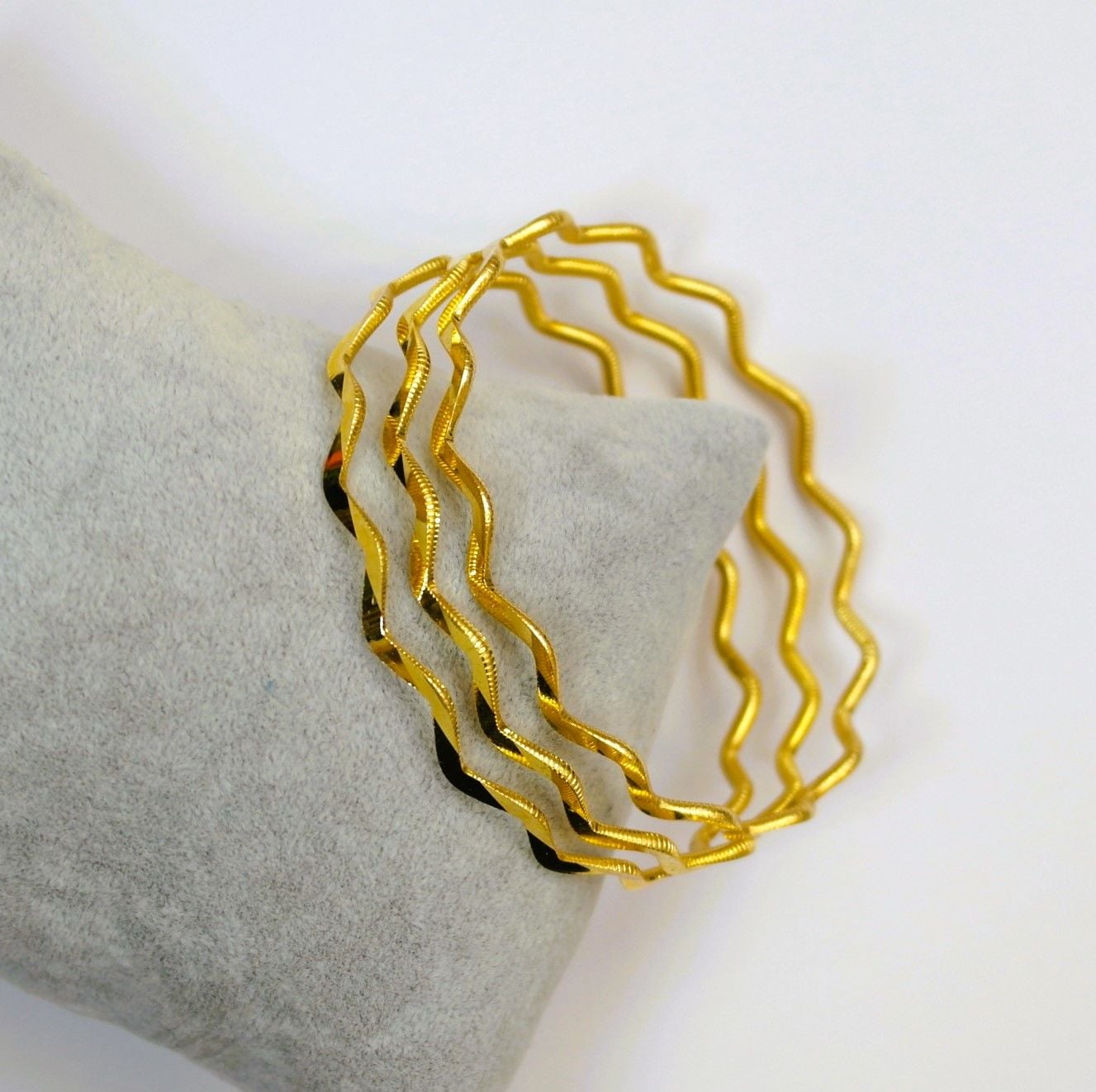 İmitasyon Altın Kaplama Üçlü Ajda Bilezik AB66