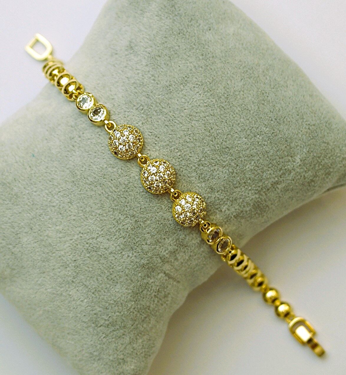 Vip Xuping 14 Ayar Altın Görünüm Bileklik TBL274