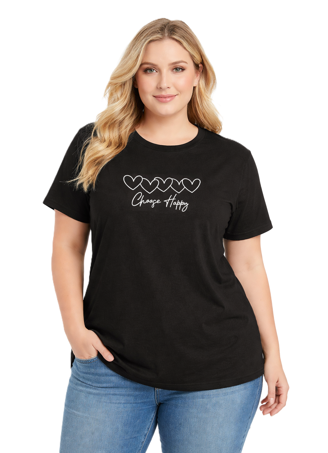 42/44/46 Beden Tişört-Siyah PB410