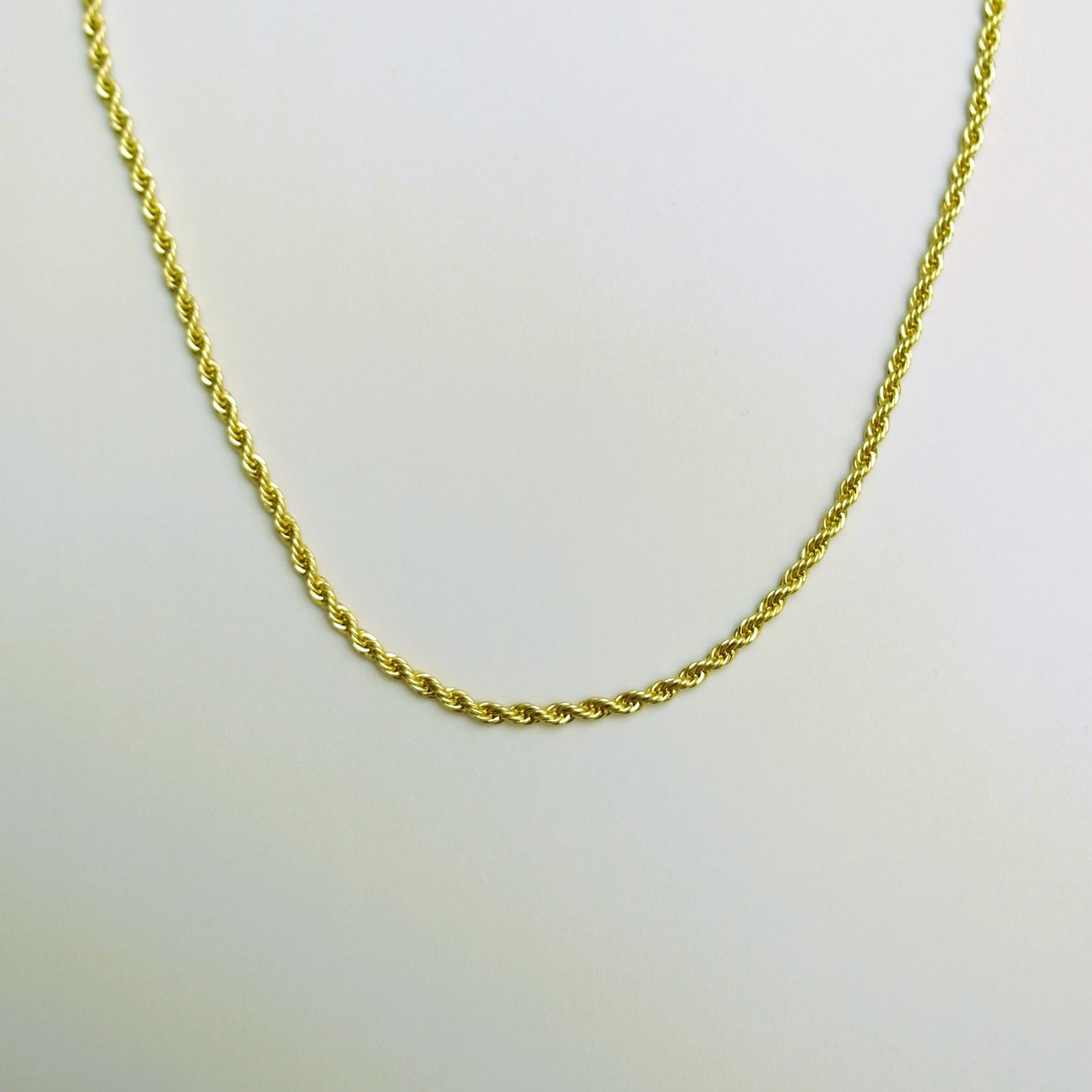 14 Ayar Altın Rengi İnce Burgu Kolye TK136