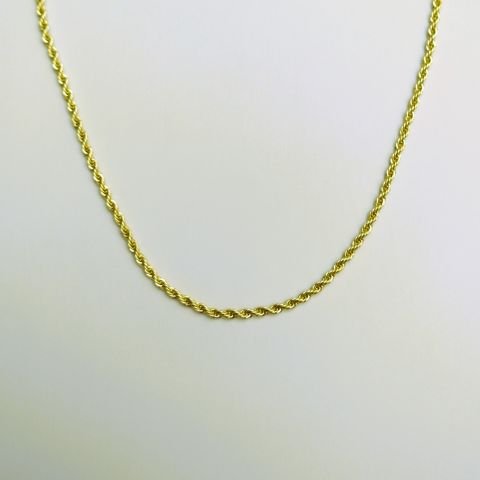 14 Ayar Altın Rengi İnce Burgu Kolye TK136