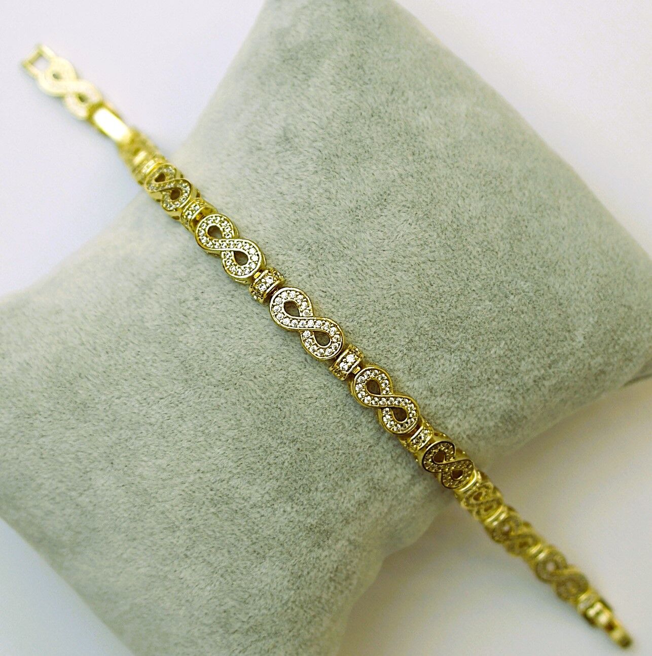 14 K Altın Rengi Xuping Sonsuzluk Bileklik TBL523