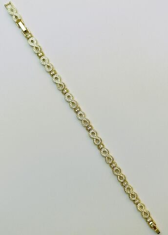 14 K Altın Rengi Xuping Sonsuzluk Bileklik TBL523