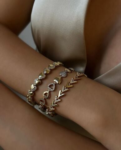 14K Altın Rengi Xuping Çavuş Model Bileklik TBL525