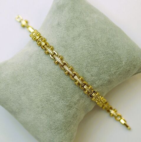 14 K Altın Rengi Xuping Bileklik TBL527