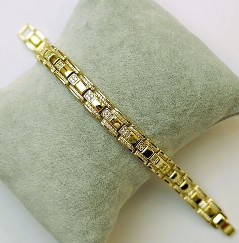 14 K Altın Rengi Xuping Bileklik TBL529